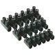 3 Barrettes de Connexion 6 Plots Assorties – GEFOM – Bornier Électrique Nylon – Couleur Noire