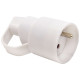 Fiche Femelle Électrique 16A + Terre – GEFOM – 250V / 3500W – Couleur Blanche – Sécurité et Fiabilité