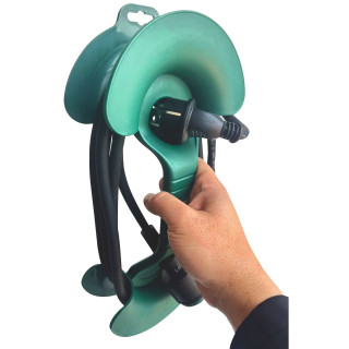 Prolongateur 15 mètres - 16A - Section 3G1,5mm2 - Rallonge électrique - Avec support mural - IP44