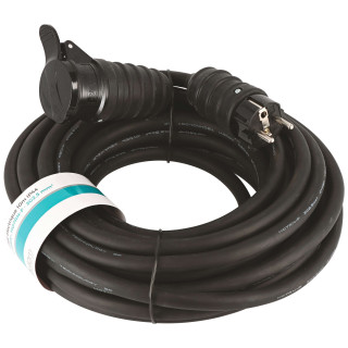 Prolongateur 10 mètres - Rallonge électrique avec clapet - Section 3G2,5mm2 - Protection IP44