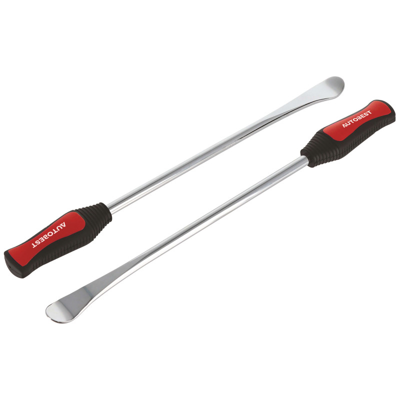Lot de 2 cuillères démonte pneus Longueur 370mm - Outil Levier de Pneu