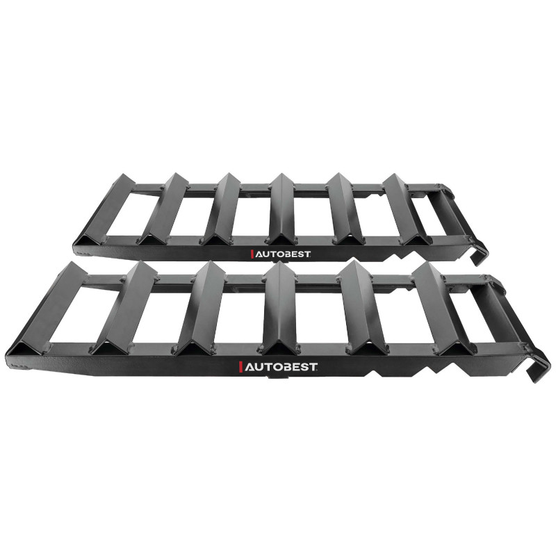 Jeu de 2 rallonges pour rampe de levage - Capacité 800kg - Longueur 63cm - Pour véhicules à garde au sol réduite