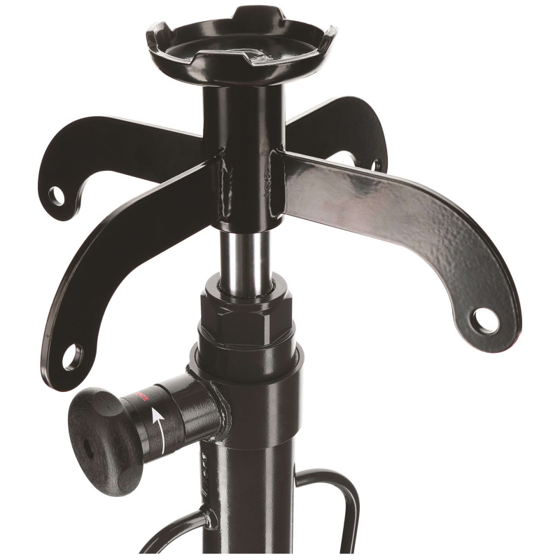 Vérin de fosse tête réversible 600 kg - Roues pivotantes - Hauteur maxi 2000 mm