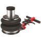 Cric pneumatique 2 tonnes AUTOBEST - Patins antidérapant - Amplitude avec rallonge 200 - 380 mm