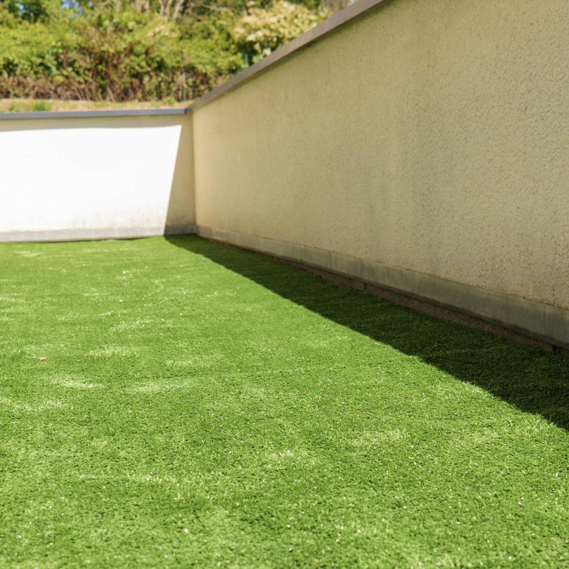 Gazon synthétique artificiel rouleau 8m2 - 750g/m2 - Épaisseur 1cm - Pelouse synthétique balcon, terrasse, patio - Effet Naturel