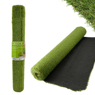 Gazon synthétique artificiel rouleau 4m2 - 1230g/m2 - Épaisseur 2cm - Pelouse synthétique balcon, terrasse - Effet Naturel
