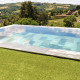 Gazon synthétique artificiel rouleau 8m2 - 1230g/m2 - Épaisseur 2cm - Pelouse synthétique balcon, terrasse - Effet Naturel