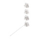 Pulvérisateur pneumatique 560 ml - rechargeable 1 à 10 bars - 8 buses à visser - 2 rallonges - Embout de rechange