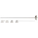 Pulvérisateur pneumatique 560 ml - rechargeable 1 à 10 bars - 8 buses à visser - 2 rallonges - Embout de rechange