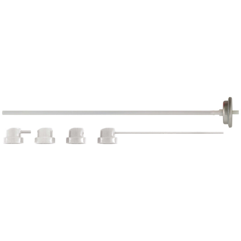 Pulvérisateur pneumatique 560 ml - rechargeable 1 à 10 bars - 8 buses à visser - 2 rallonges - Embout de rechange