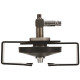 Bouchon universel pour purgeur de freins - Raccord pneumatique universel orientable - Pour maîtres-cylindres diamètre 28 à 70 mm