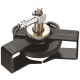 Bouchon universel pour purgeur de freins - Raccord pneumatique universel orientable - Pour maîtres-cylindres diamètre 28 à 70 mm