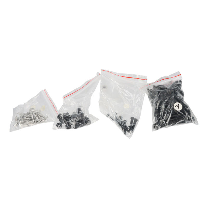 Kit visserie - Pour étagère à bûches toit incliné - pièce de rechange pour ref OXEO 760382