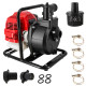 Pompe à eau thermique 52 cm3 - 3 CV - 2 temps - Débit 15m3/h - Motopompe jardin - Hauteur aspiration 8m