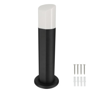 Borne éclairage extérieur - Hauteur 45cm - Corps aluminium - étanche IP54 - pour ampoule E27 - Potelet pour allée et jardin