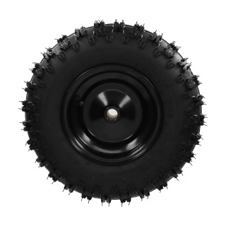 Roue complète - pour Broyeur de végétaux thermique 7CV - pièce de rechange pour ref OXEO 760549