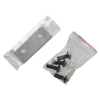 2 lames et visseries - pour Broyeur de végétaux thermique 7CV - pièce de rechange pour ref OXEO 760549