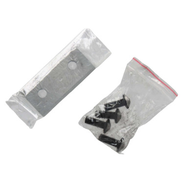 2 lames et visseries - pour Broyeur de végétaux thermique 7CV - pièce de rechange pour ref OXEO 760549