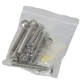 Kit visserie complet - pour Etendoir à linge extérieur de jardin - pièce de rechange pour ref OXEO 760487