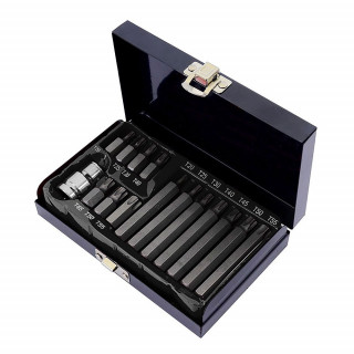 Coffret 15 embouts "étoile" Chrome-vanadium