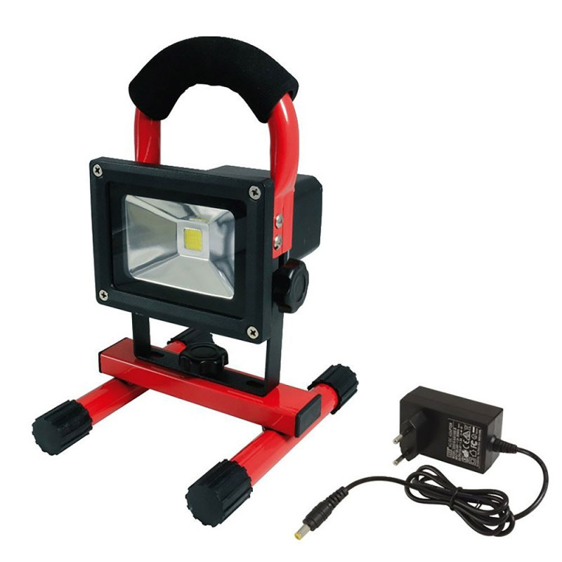 Projecteur LED rechargeable 10W