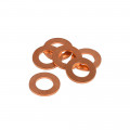 Joints vidange X 6 – cuivre – 14 x 25 x 2 mm