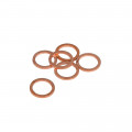 Joints vidange X 6 – cuivre – 12 x 16 x 1.5 mm