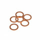 Joints vidange X 6 – cuivre - 16 x 22 x 1.5 mm