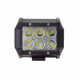 Feux de travail carré 6 LED 18 W