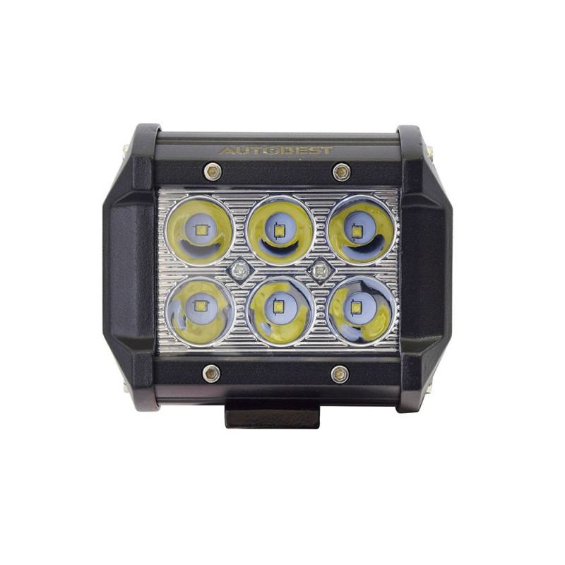 Feux de travail carré 6 LED 18 W