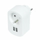 Prise avec 2 chargeurs USB 2.1 A