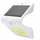 Applique solaire balisage + éclairage LED avec détecteur de mouvement, 1,5W, 180 lumens, 2 COB + 3 SMD blanche