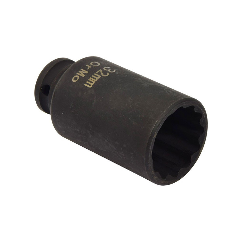 Douille à choc 32 mm - 12 pans
