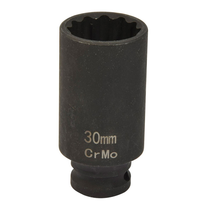 Douille à choc 30 mm - 12 pans