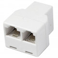 Raccord Rj45 femelle / 2X Rj45 femelle