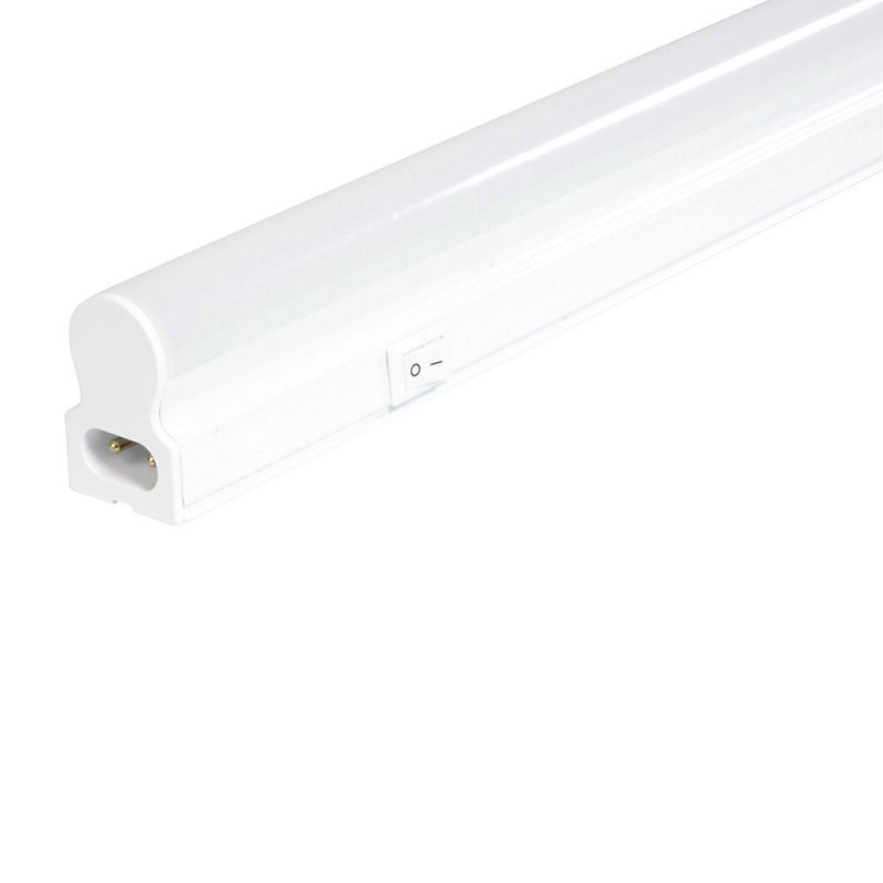 Réglette Ip20 Avec interrupteur et connecteur, 8W, 800 lumens, longueur 60 cm