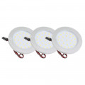 3 spots leds aluminium avec interrupteur