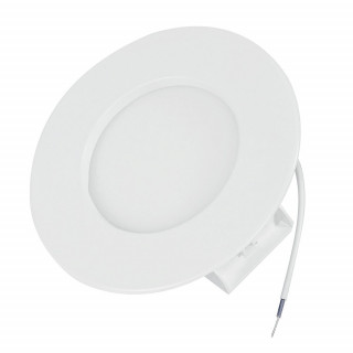 Panneau LED encastrable et saillie rond en Aluminium et plastique 9W