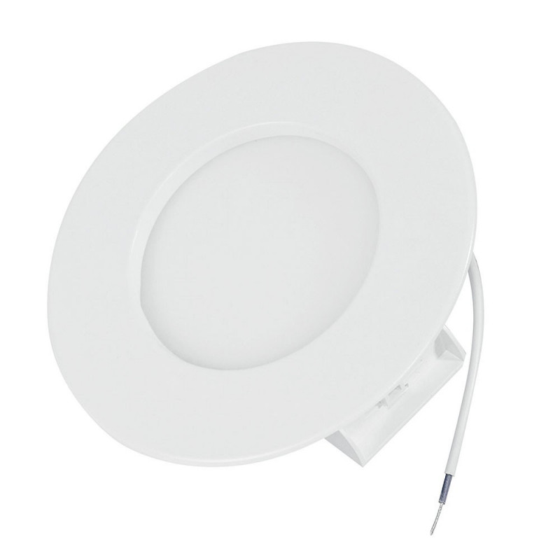 Panneau LED encastrable et saillie rond en Aluminium et plastique 9W