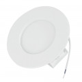 Panneau LED encastrable et saillie rond en Aluminium et plastique 9W