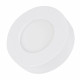 Panneau LED encastrable et saillie rond en Aluminium et plastique 9W