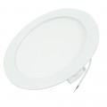 Panneau LED encastrable et saillie rond aluminium et plastique 20W