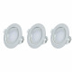 3 spots leds intégrés 5W orientables