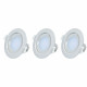 3 spots leds intégré 5W aluminium encastrement orientables