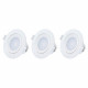 3 spots leds intégrées orientables 3x5W