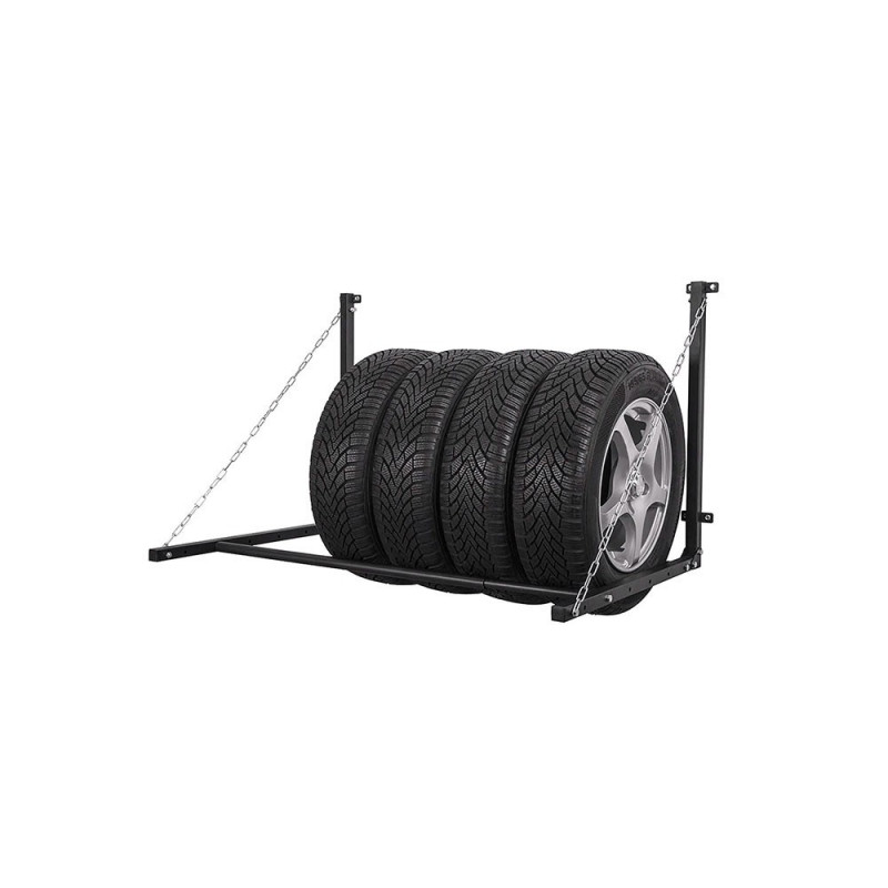 Support pneus mural Capacité 90Kg - extensible