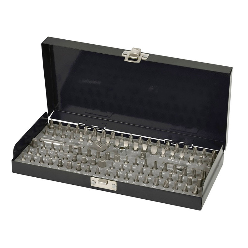 Coffret 100 embouts de vissage spéciaux