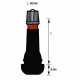 Jeu de 4 valves TR414 pour pneumatiques tubeless voiture