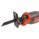 Scie sabre sans fil 18V Easy Full avec batterie et chargeur - Vitesse variable 0 à 3000 tr/min - 2 lames pour le bois et métal