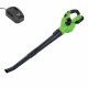 Souffleur batterie 18V Easy Full avec batterie 2Ah et chargeur - Feuilles mortes -  Vitesse Max 210 km/h - Léger ergonomique